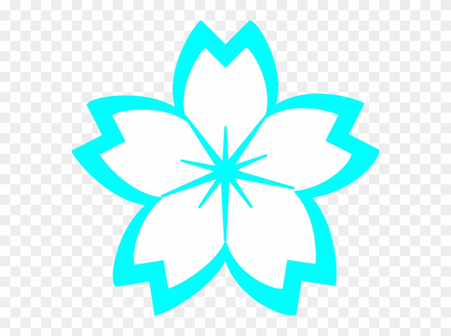 How To Set Use Blue Sakura Svg Vector Clipart