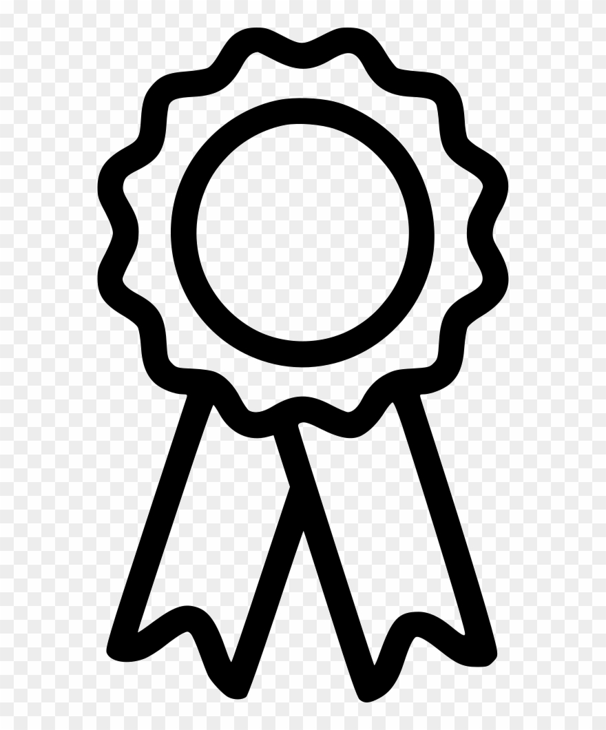 Winning Clipart Winner Tag - Award Ribbon White Icon - Png Download