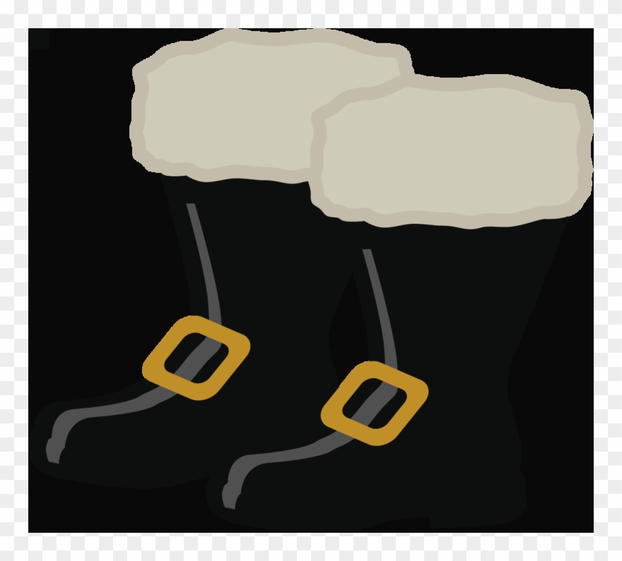A Cowboy Christmas Boot Boots Clip Art And Cowboys - Santa Claus Boots Png Transparent Png