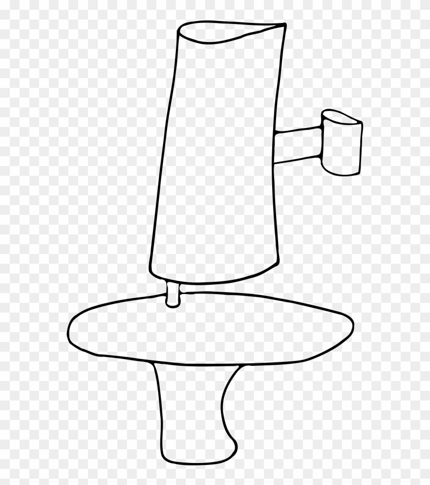 Boat With Wing Sail And Air Rudder - Line Art Clipart