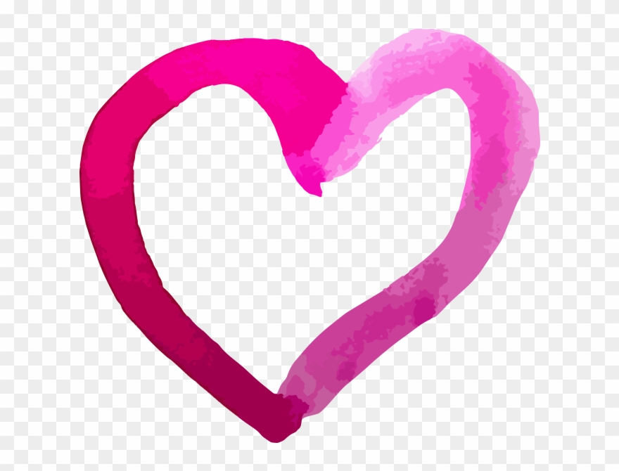Com/png/watercolor Heart Png/ - Valentine's Day Clipart