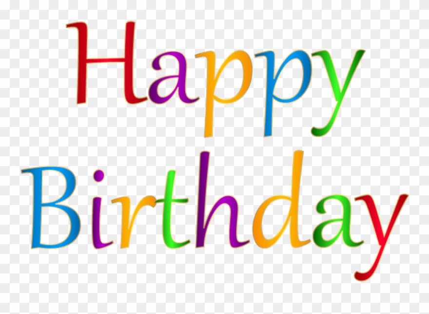 Free Png Happy Birthday Png Images Transparent - Happy Birthday Png Clipart