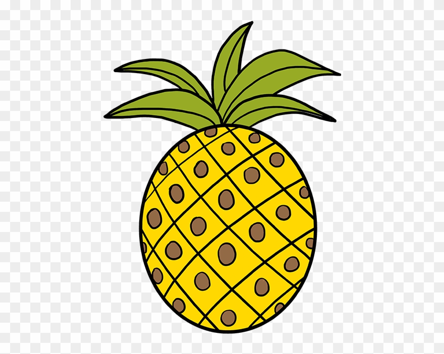 680 X 678 5 - Pineapple Drawing Clipart