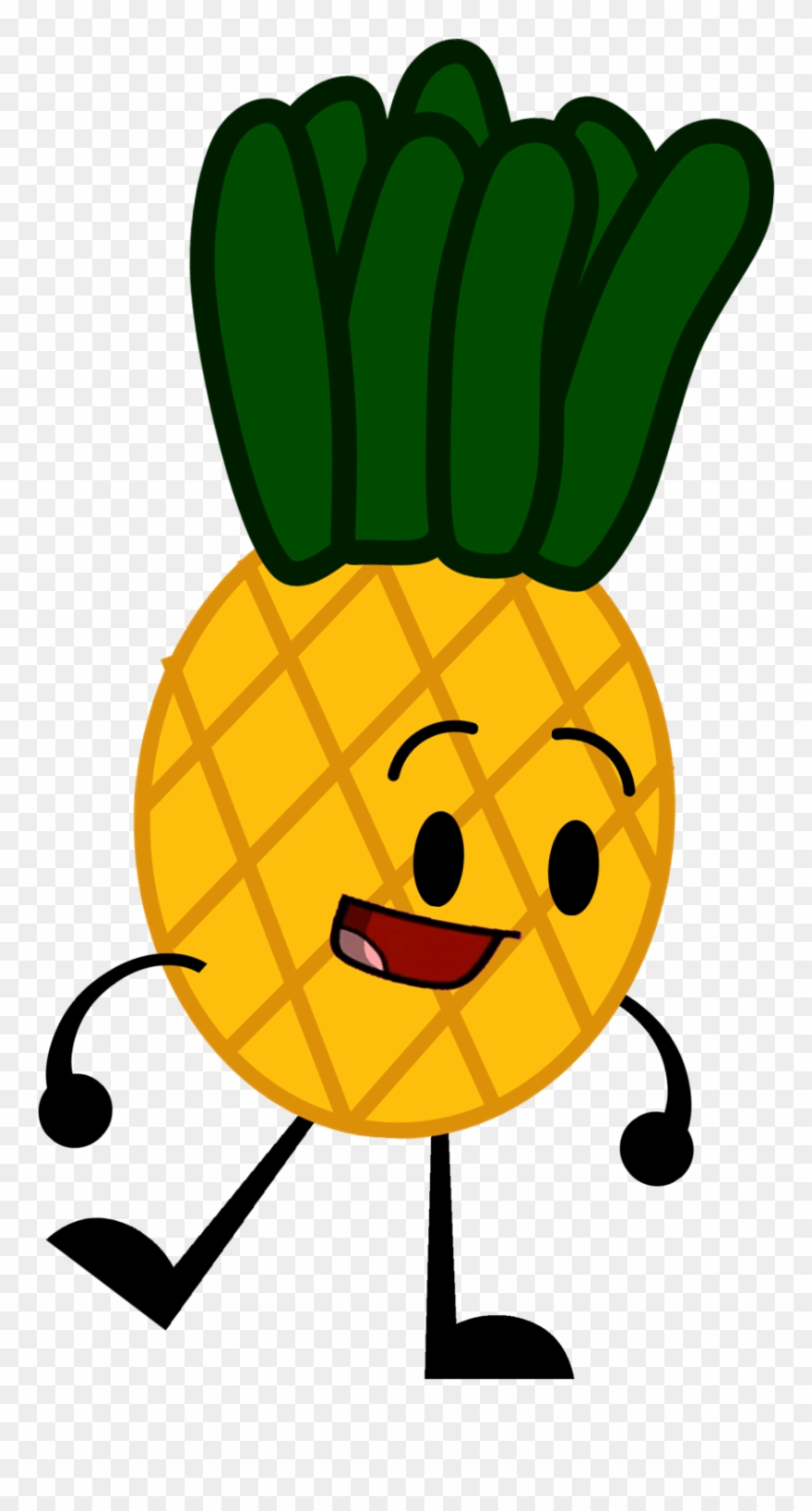 Pineapple Clipart Object - Bfdi Pineapple - Png Download