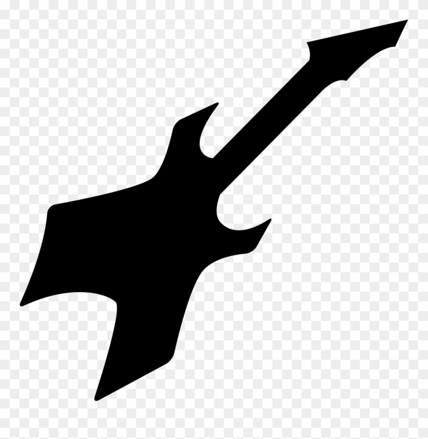 982 X 964 1 - Electric Guitar Silhouette Clipart