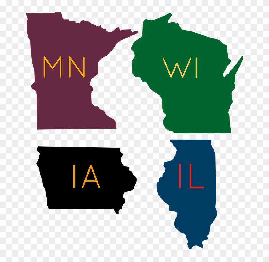 We Primarly Serve Minnesota, Wisconsin, Iowa And Illinois - Great Lakes Region Png Clipart