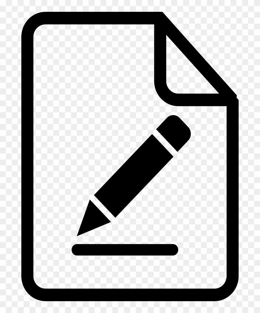 Png File Svg - Copy Writing Icon Clipart