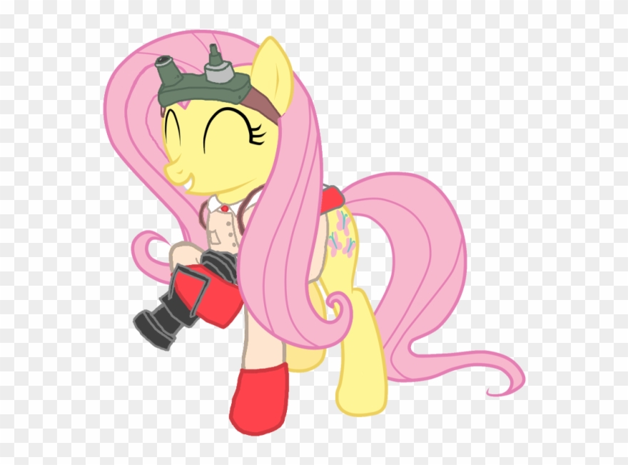 Fluttermedic, Fluttershy, Medic, Safe, Team Fortress - Tf2 Mlp Fluttershy Medic Clipart