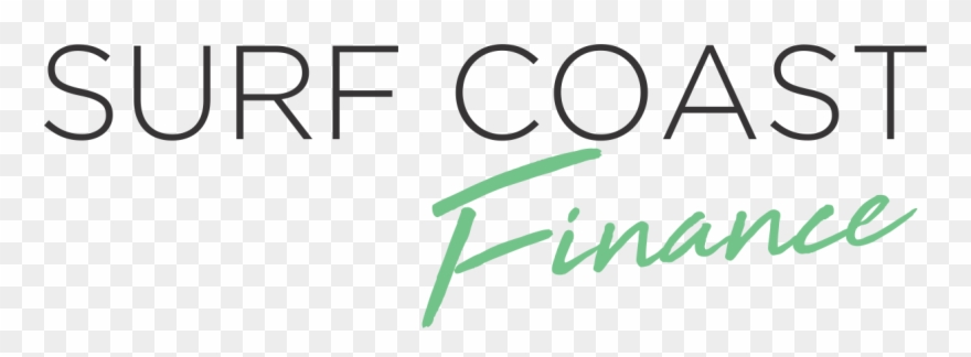 Surf Coast Finance Logo Black Transparent Clipart