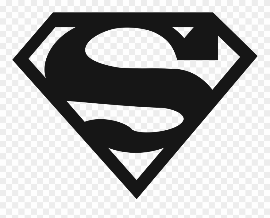 Superman Logo Decal Transprent Png Free - Superman Logo Silhouette Clipart