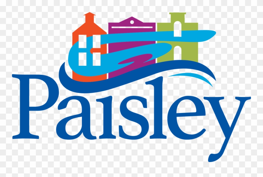 Paisley Full Colour Logo Clipart