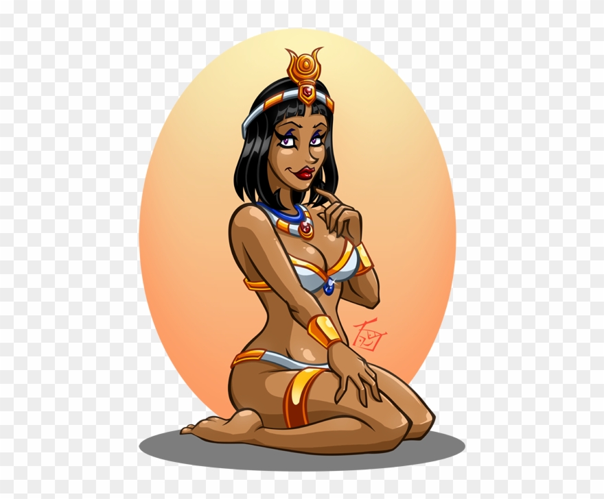 Egyptian Zahra13 - Egyptian Girl Drawing Clipart
