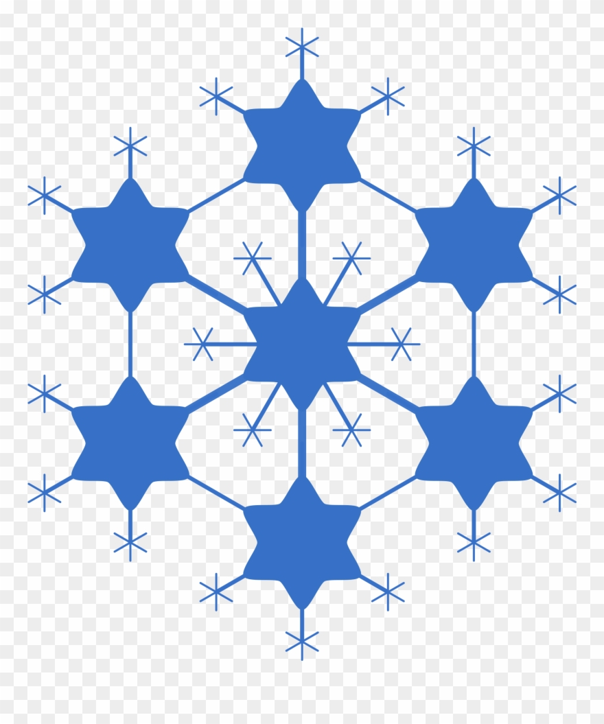Flake Clipart Star - Snow Clip Art - Png Download