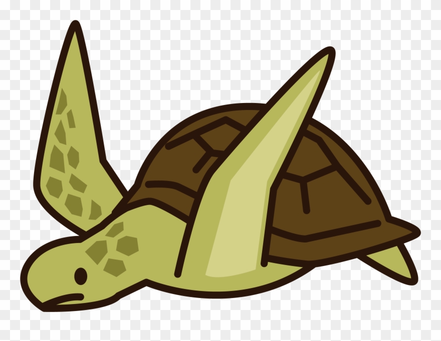 Go To Image - ウミガメ フリー 素材 イラスト Clipart