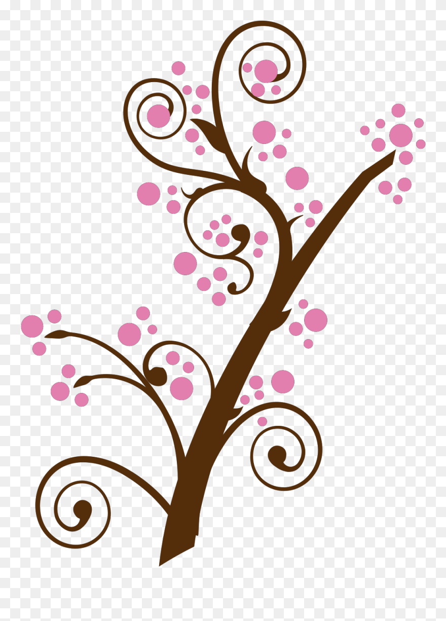 Blossom,plum Blossom, - Cherry Blossom Tree Clipart - Png Download
