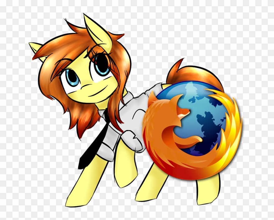 1024 - Mozilla Firefox Pony Clipart