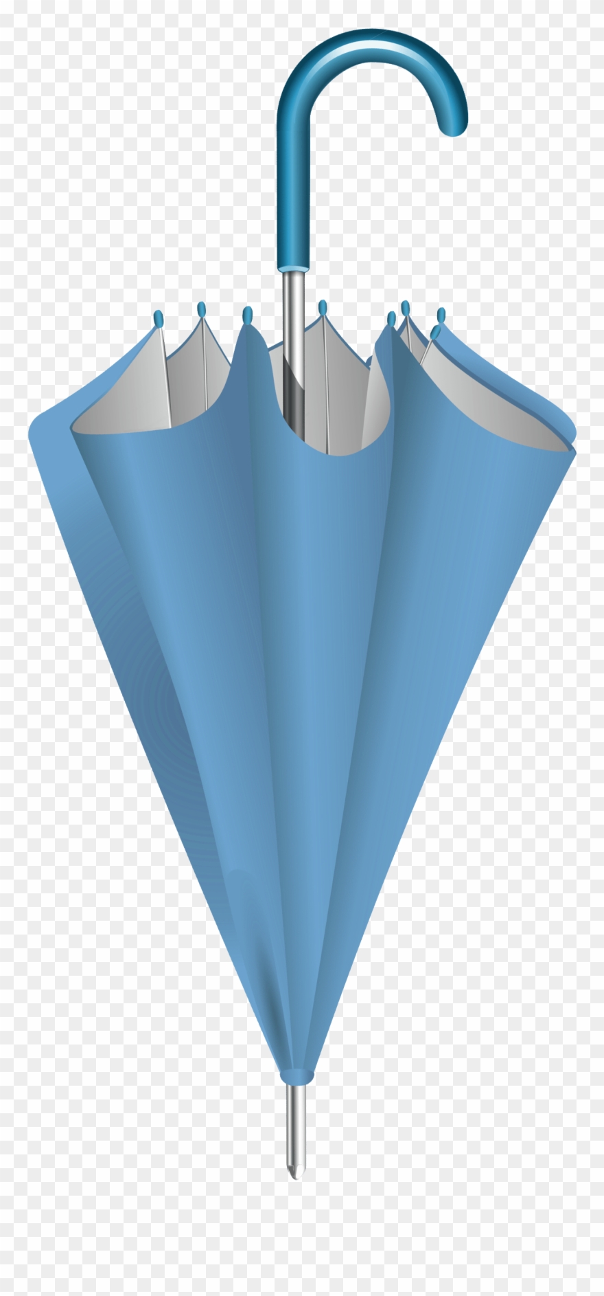 Blue Closed Umbrella Png Clipart Image - Blue Closed Umbrella Clipart Transparent Png