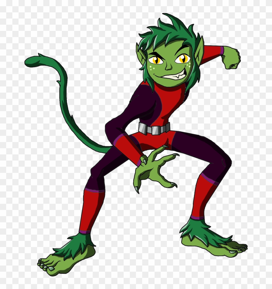 New Teen Titans - Teen Titans Beast Boy Png Clipart