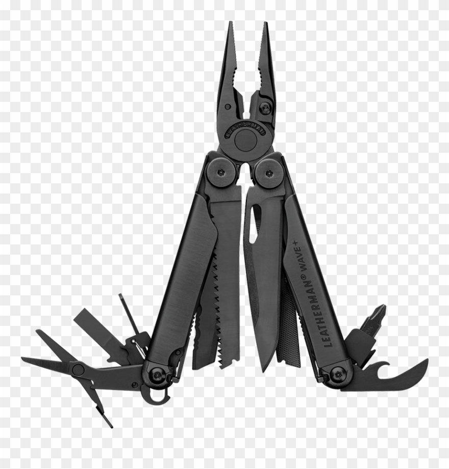 Black - Leatherman Charge Plus Camo Clipart
