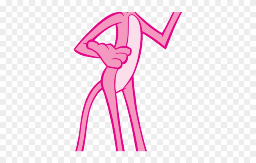 Panther Clipart Strong - Pink Panther Without Background - Png Download