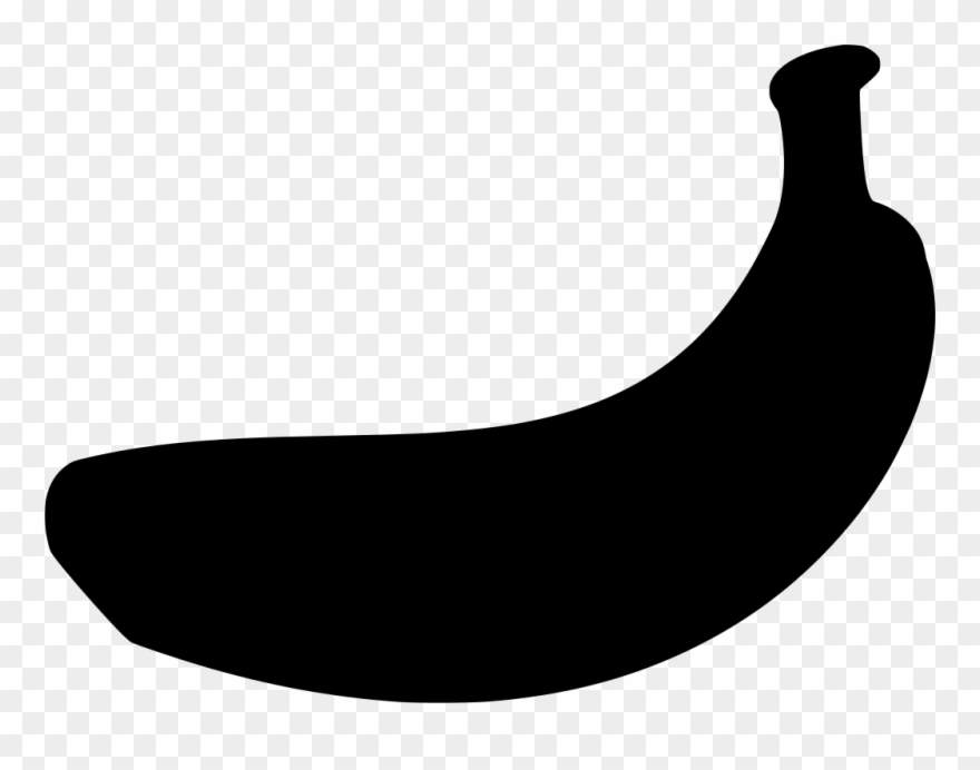 Download Png - Banana Black Clip Art Transparent Png