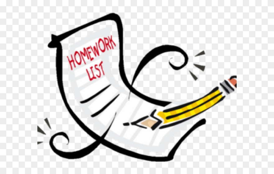 Homework Clipart Reminder - Homework Clipart Transparent - Png Download