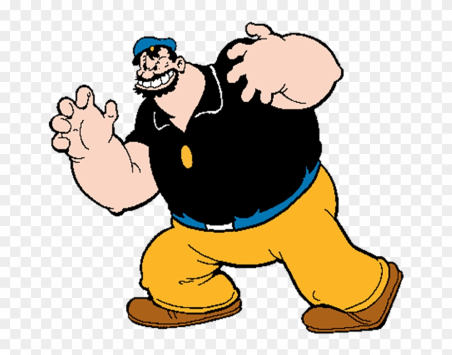 Brutus Png - Bluto Popeye Clipart