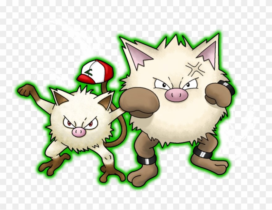 Comment Picture - Pokemon Mankey And Primeape Clipart
