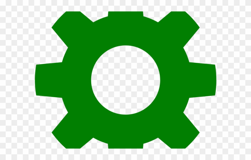Green Clipart Gears - Widget Icon - Png Download