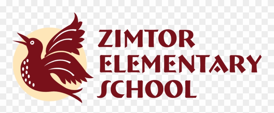 Zimtor Elementary School Logo - Illustration Clipart