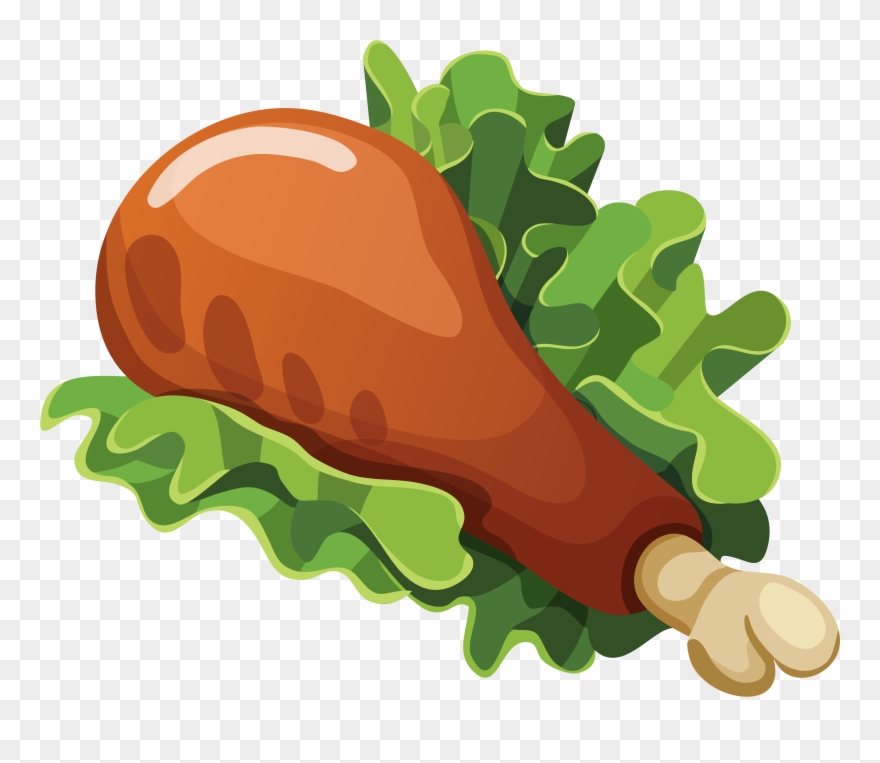 Chicken Leg Food Ketogenic Diet For Weight Loss - Table Thanksgiving Food Clipart - Png Download