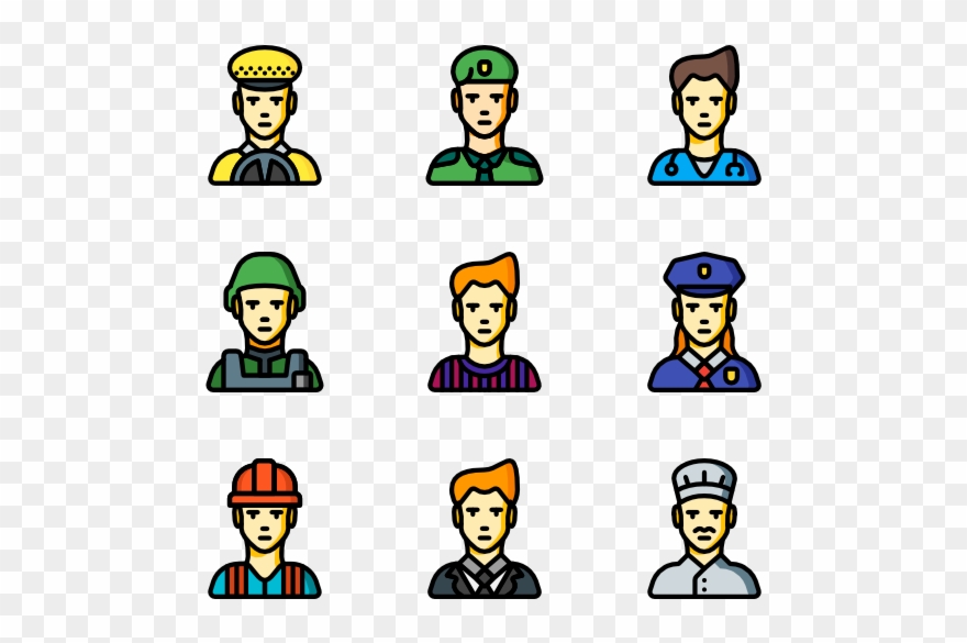 Professions - Cartoon Clipart