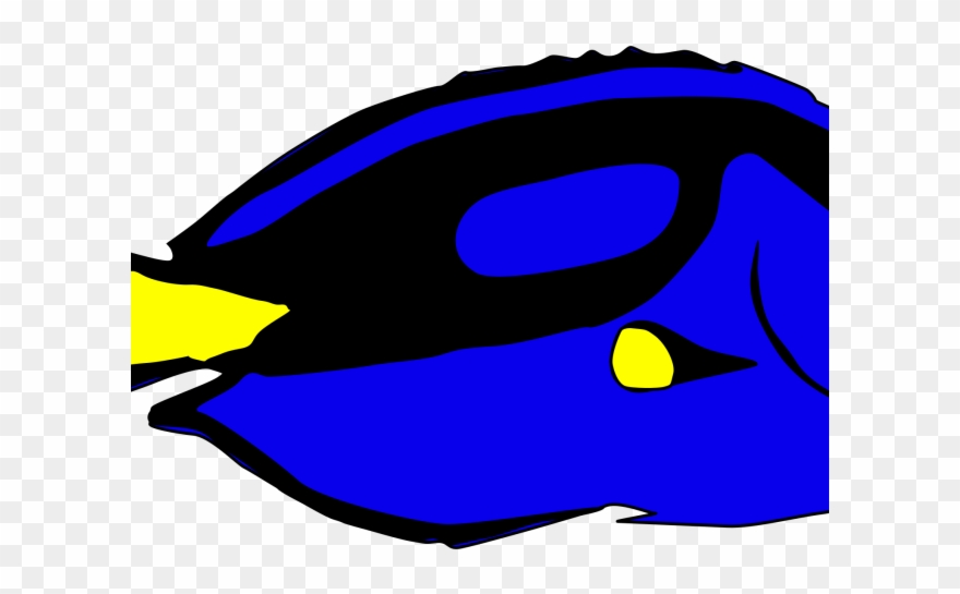 Fish Clipart Dory - Blue Tang Fish Clip Art - Png Download