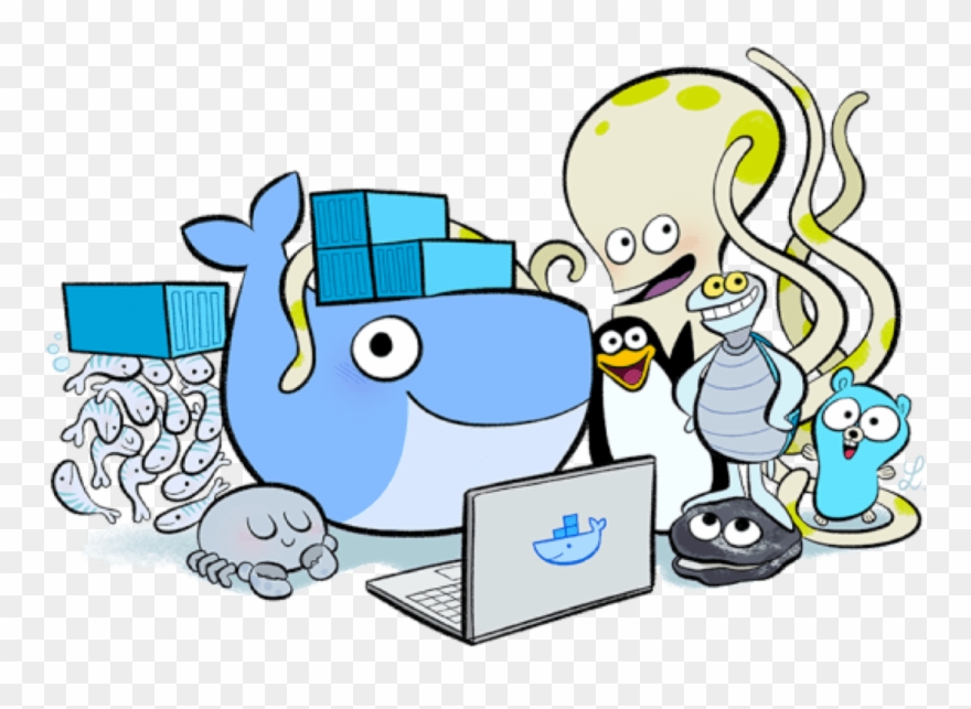 Automation Ninja's Dojo - Docker Animals Clipart