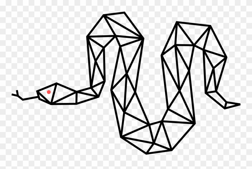 03 Snake - Line Art Clipart