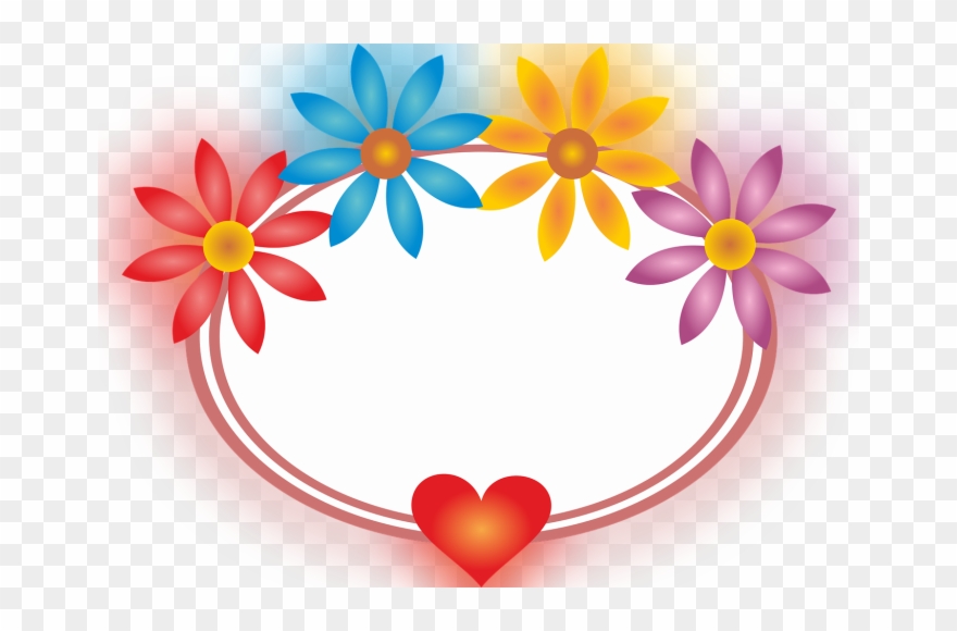 Color Palette Ideas From Flower Heart Petal Image - Mother's Day Clipart