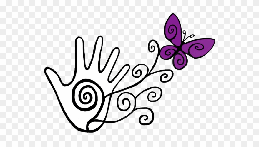 Soothing Stress Relief In Kyle - Healing Hand Drawing Clipart