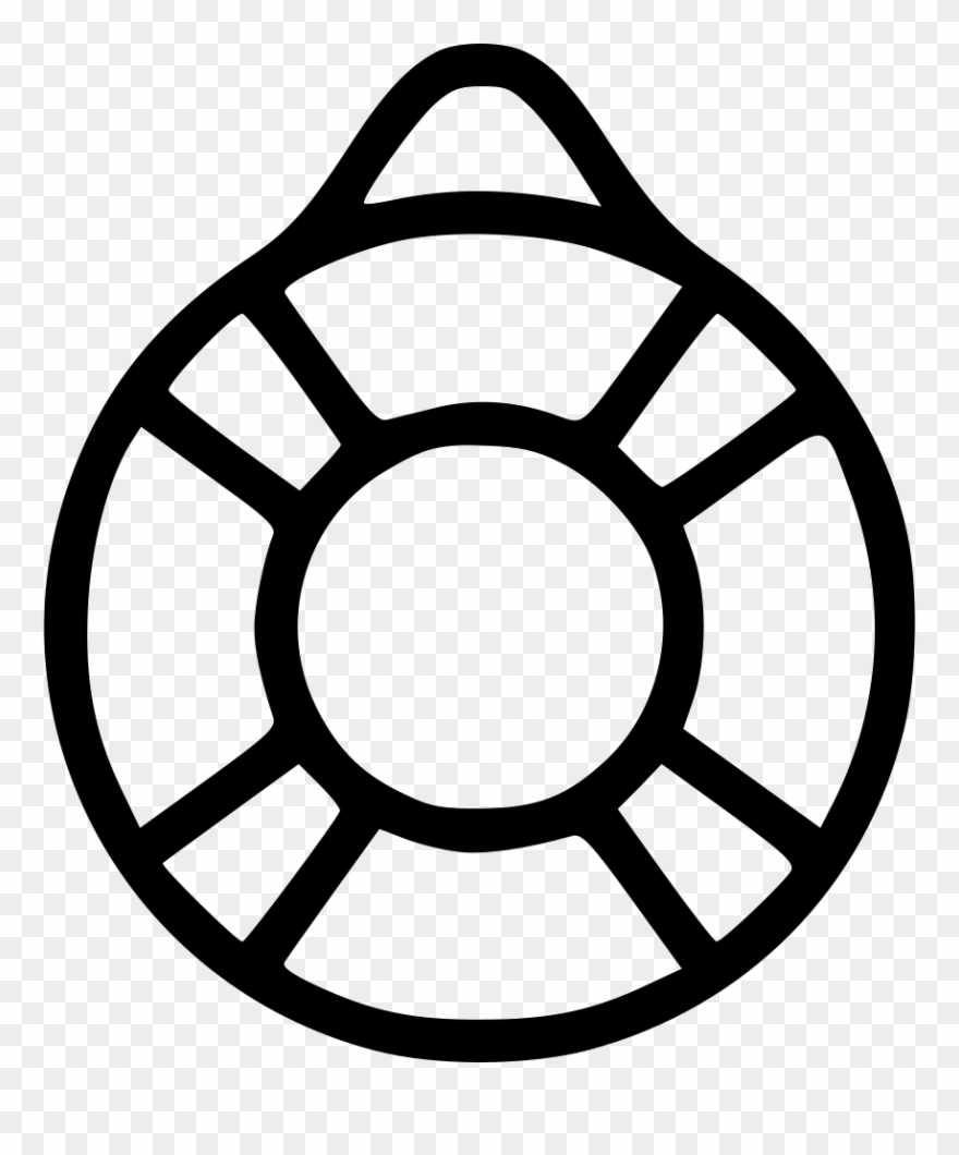 Lifebuoy Png Icon Free - Life Belt Icon Clipart