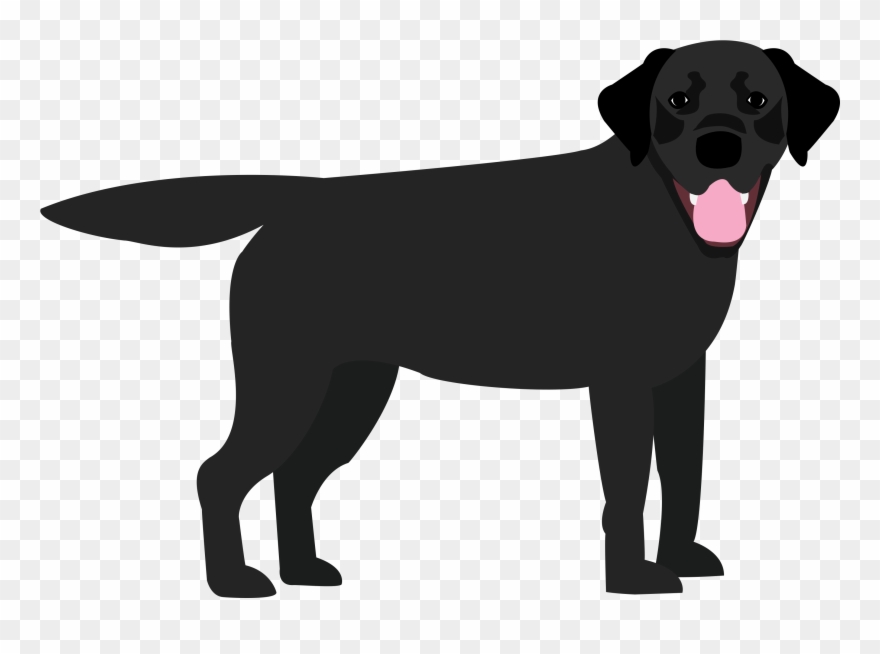 卡通 黑色 狗 狗 Clipart