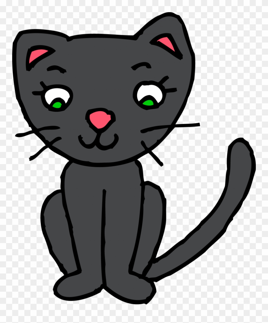 Clip Art Free Cat - Png Download