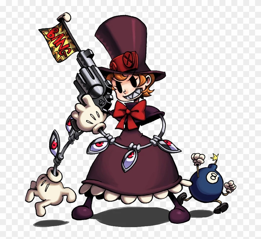 Skullgirls Peacock Art , Png Download Clipart