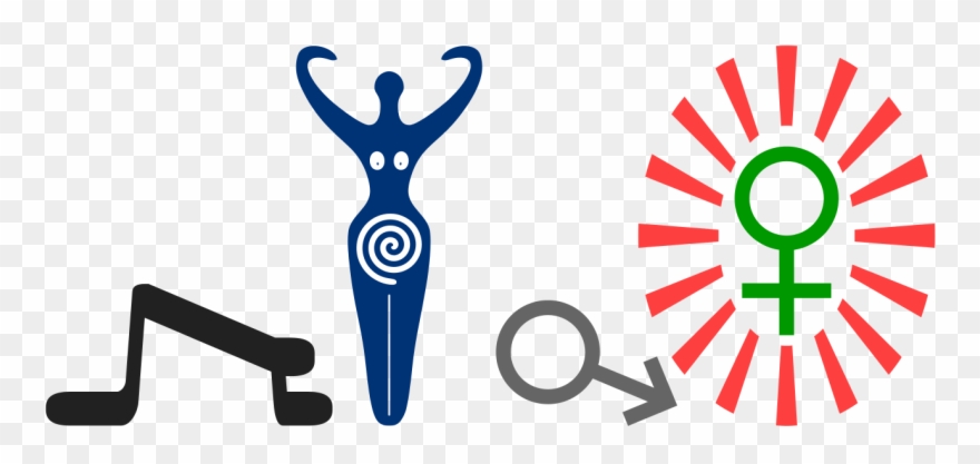 Symbols Goddess Worship - Goddess Symbol Clipart