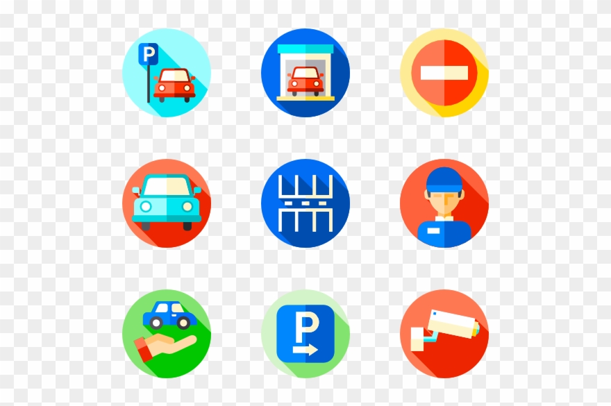 Parking - Gadgets Vector Png Clipart