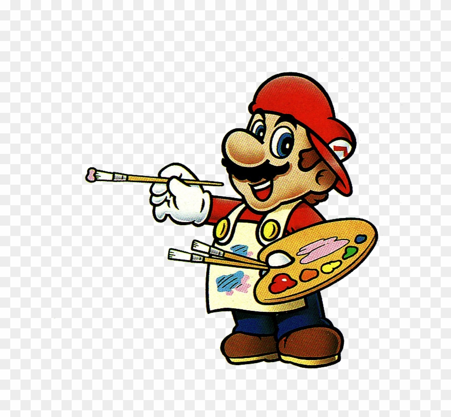 Artist Name - - Mario Paint Mario Clipart