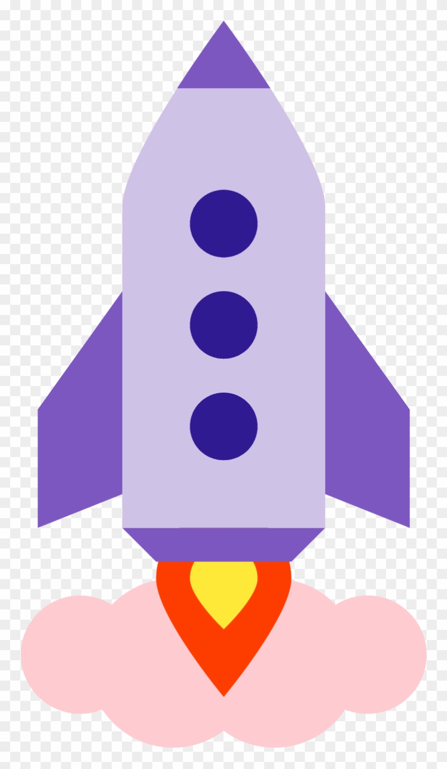 Launched Rocket Icon Free Png And Svg - Png Rocket Clipart
