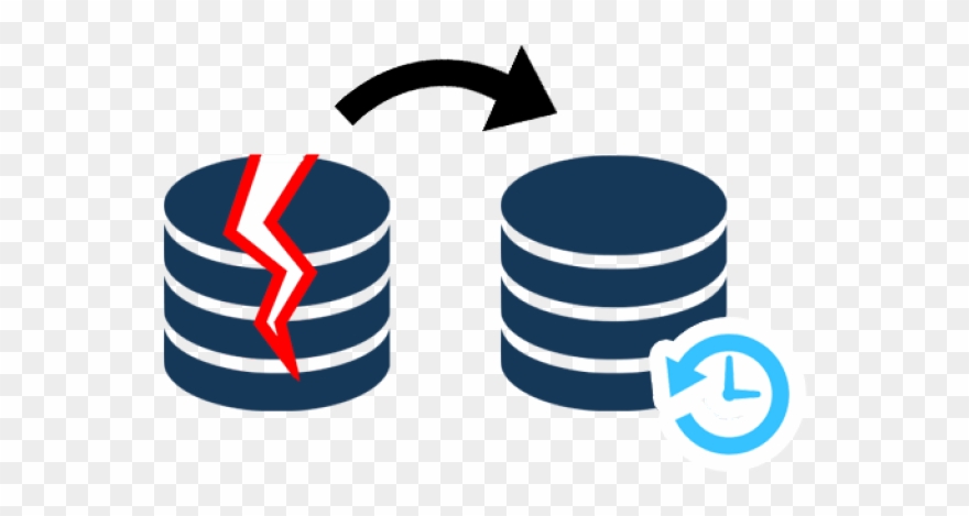 Disaster Clipart Disaster Recovery - Database Icon Black - Png Download