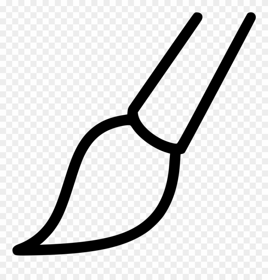 Computer Icons Paintbrush Drawing Brush Paint Transprent - Icone Pinceau Png Clipart