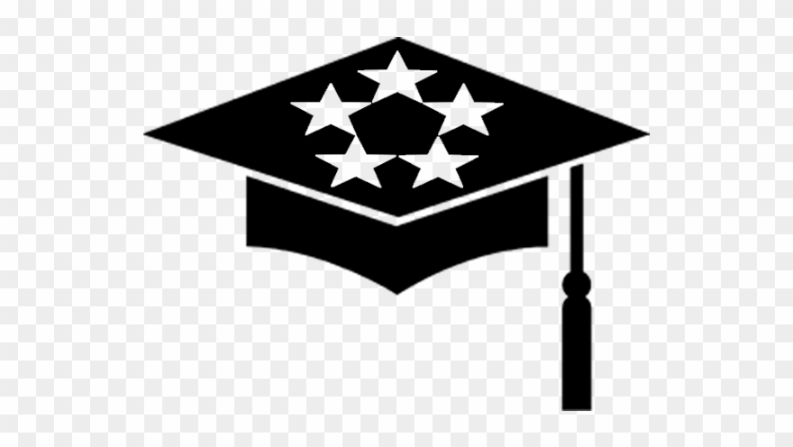 Grad Cap Black Clipart