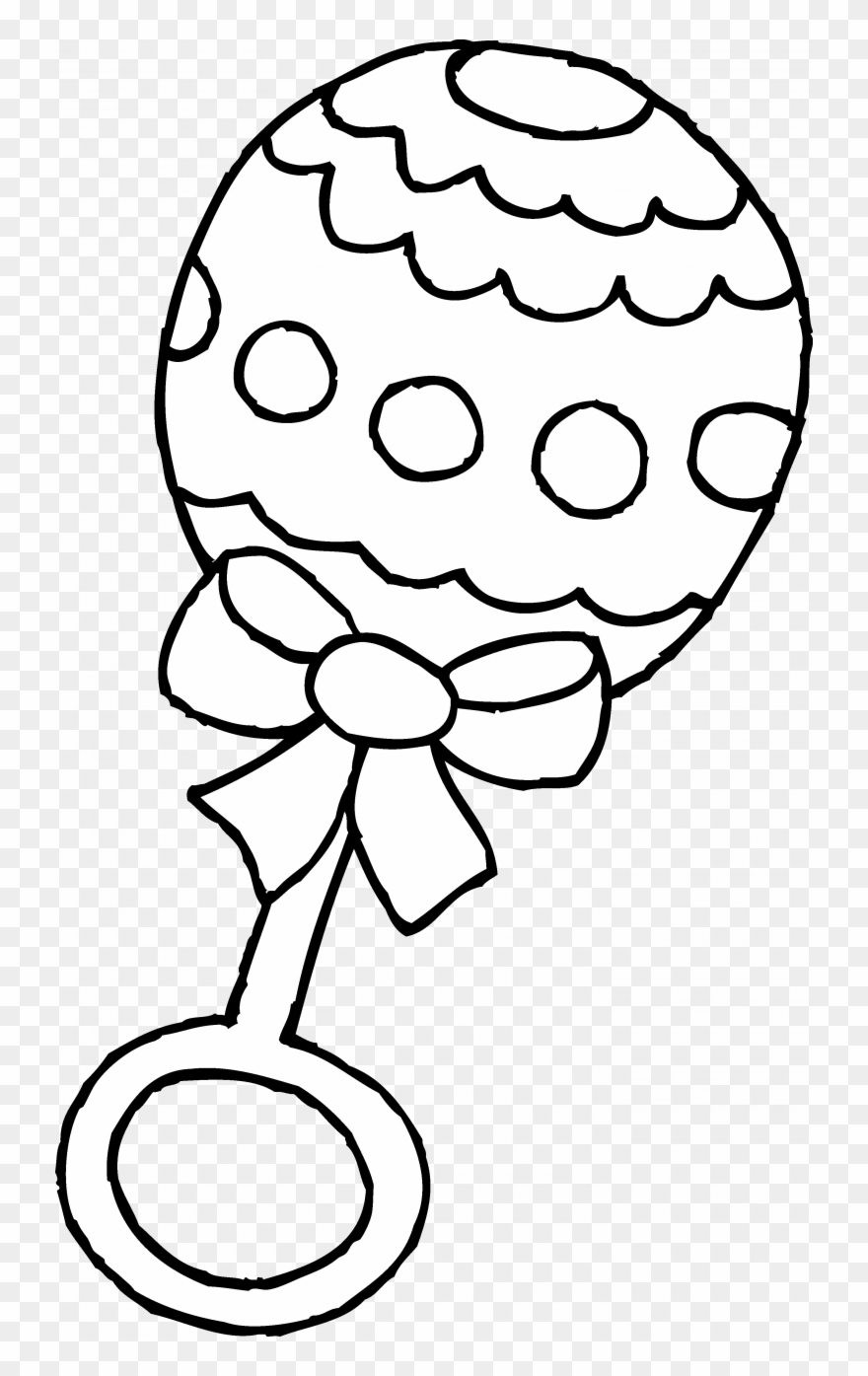 Download Baby Clipart Black And White - Baby Bottle Coloring Pages - Png Download
