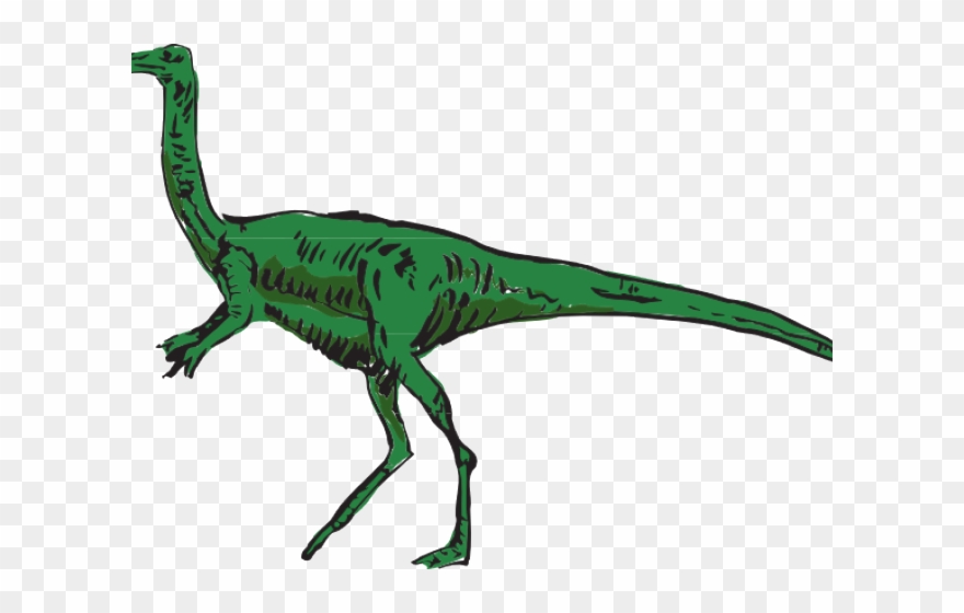 Small Dinosaurs With Long Necks Clipart